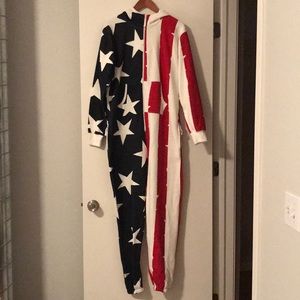 American Flag Onesie